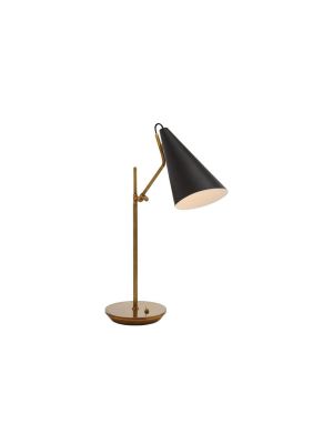 Clemente Table Lamp Brass W/ Black