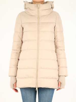 Herno Hooded Zip-up Puffer Jacket