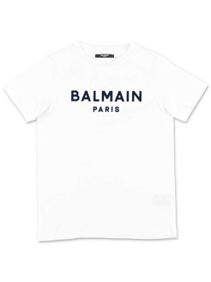 Balmain Kids Logo Print T-shirt