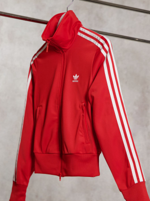 Adidas Originals Firebird Track Top In Red