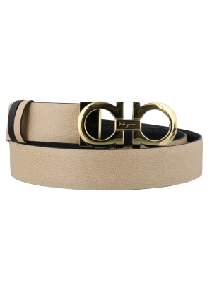 Salvatore Ferragamo Gancini Reversible Belt