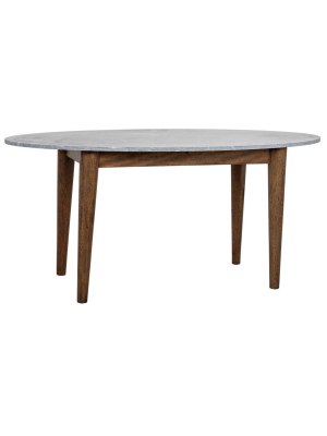 Noir Surf Oval Dining Table