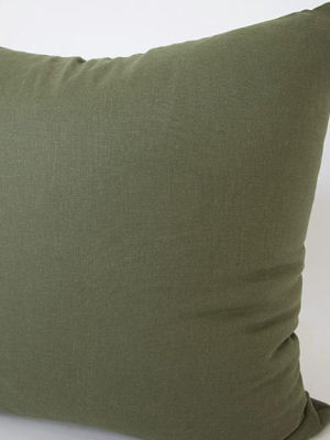 Army Green Accent Pillow - 22x22