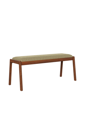 Millie Cherry Finish Armless Dining Bench - Handy Living