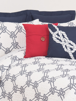 C&f Home Nautical Ropes Sailing Quilt Mini Set