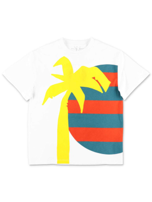 Stella Mccartney Kids Sun And Palm T-shirt