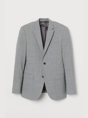 Slim Fit Wool Blazer