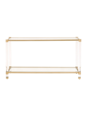 Blu Home Nouveau Console Table - Brass