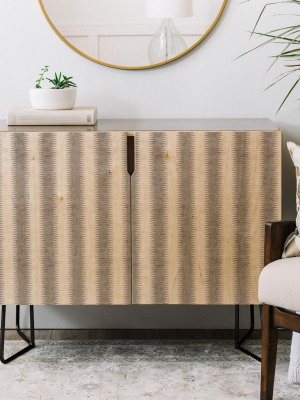 Holli Zollinger French Seaside Stripe Credenza - Deny Designs