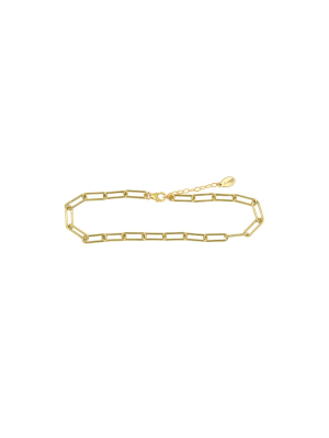 Vida Anklet - Gold Overlay