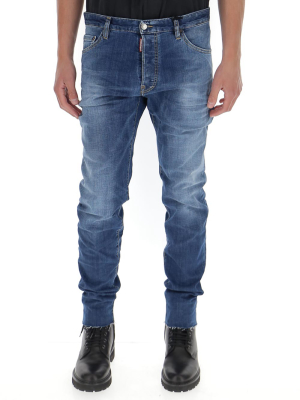 Dsquared2 Mid Wash Slim-fit Jeans