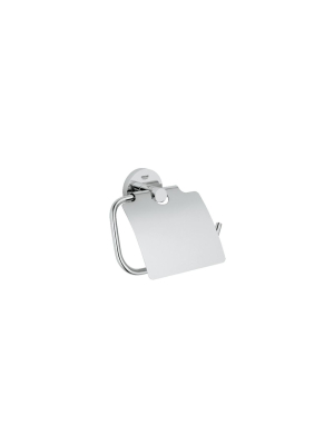 Grohe America, Inc. 40 367 1 Grohe 40 367 1 Essentials Toilet Paper Holder With Cover - Starlight Chrome