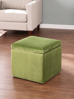 Whitester Upholstered Storage Ottoman - Aiden Lane