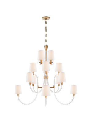 Clarice Large Chandelier In Various Colors