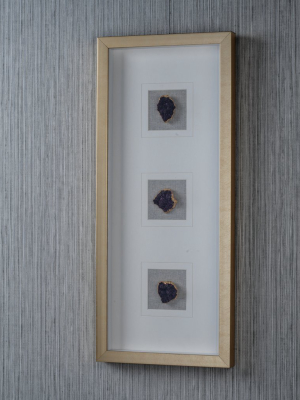 Gold Framed Amethyst Crystal