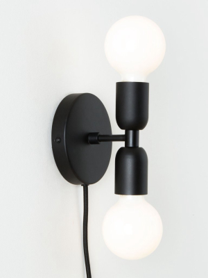 Junction Mini Duo Plug-in Sconce