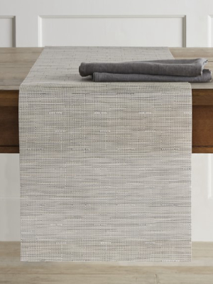 Chilewich Bamboo Table Runner, Chalk