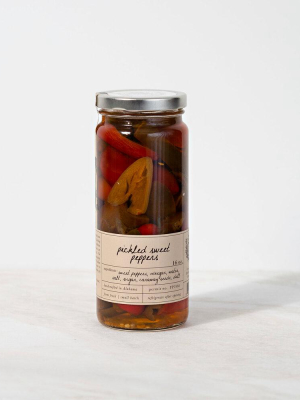 Stone Hollow Farmstead Pickled Seasonal Sweet Peppers, 16 Oz.