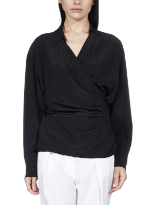 Sportmax Wrap-around Belted Shirt