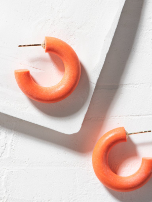 Tangerine Mini Hoop