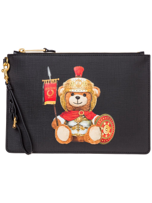 Moschino Teddy Bear Print Clutch Bag