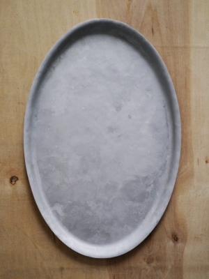 Stainless Steel Oval Tray (out Of Stock)