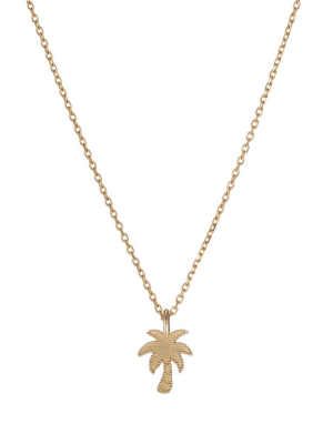 Beaded Palm Tree Necklace