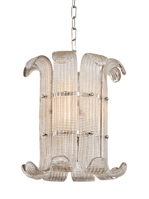 Brasher 4 Light Chandelier Polished Nickel