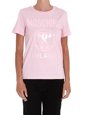 Moschino Double Question Mark Print T-shirt