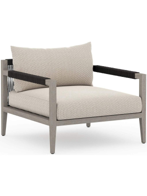 Sherwood Outdoor Chair, Faye Sand/weatherd Grey