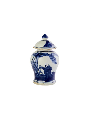 Petite Story Lidded Jar