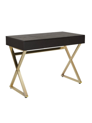 Andrea Desk Black - Osp Home Furnishings