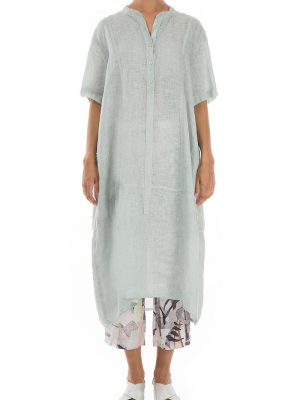 Relaxed Washed Out Breeze Linen Dress