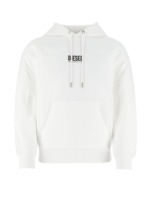 Diesel Small Logo Print Hoodie