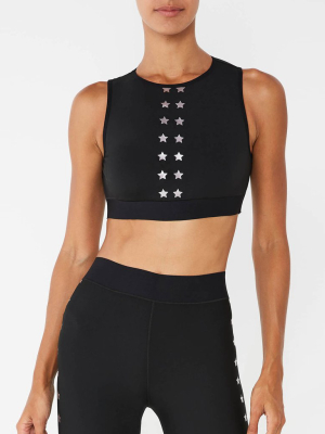 Get It Fast Matte Flash Knockout Level Crop Top