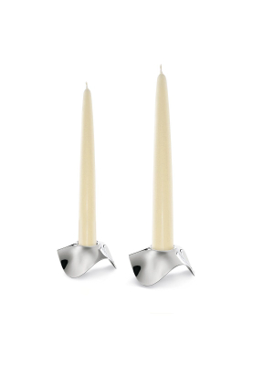 Drift Candle Holder, Set Of 2