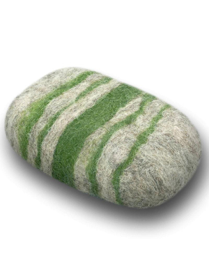 Felted Soap - Striped Verbena: Gray