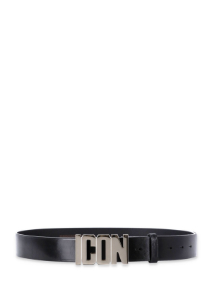 Dsquared2 Icon Plaque Buckle Belt