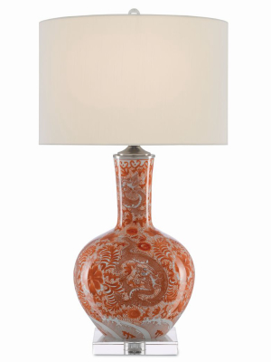 Sheng Red Table Lamp