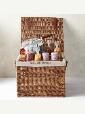 Williams Sonoma Popcorn Hamper