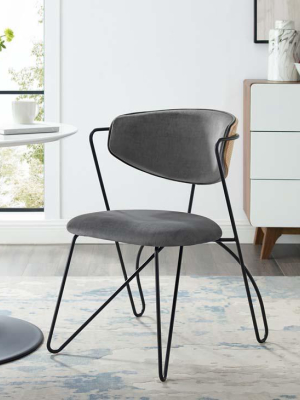 Upend Velvet Dining Chair