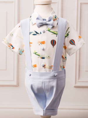 Up And Away Airplane Suspender Set