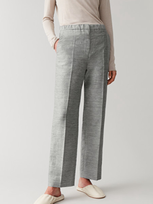 Textured Linen Pants