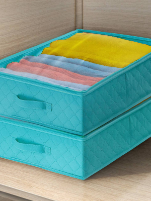 Sorbus 2pk Storage Closet Organizer Aqua