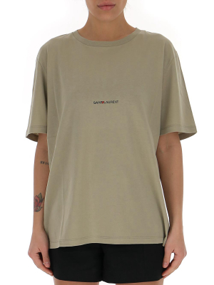 Saint Laurent Logo Printed T-shirt