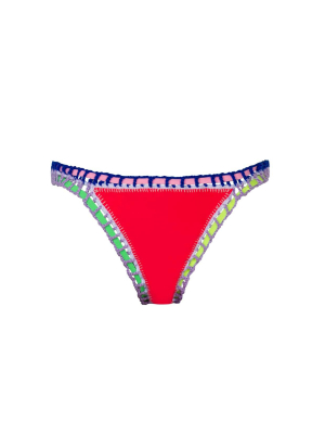 Ferrarini By Pq Swim Red Crochet Bottom