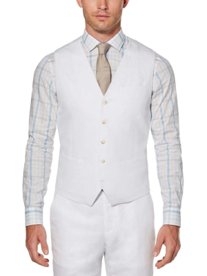 Tall Linen Suit Vest