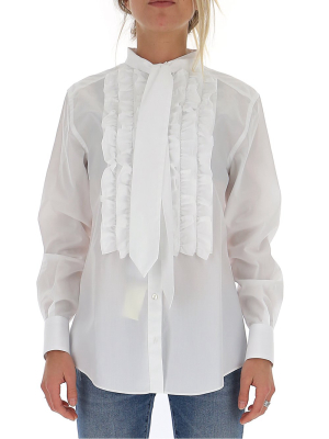 Dolce & Gabbana Ruffled Detail Shirt