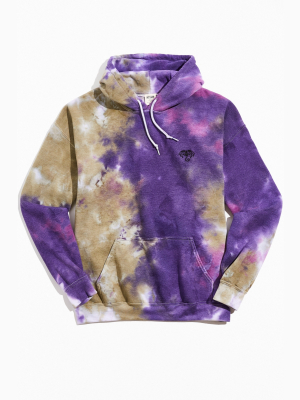 Dragon Icon Tie-dye Hoodie Sweatshirt