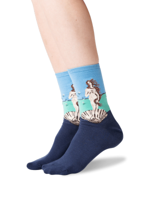 Women's Botticelli's Birth Of Venus Socks